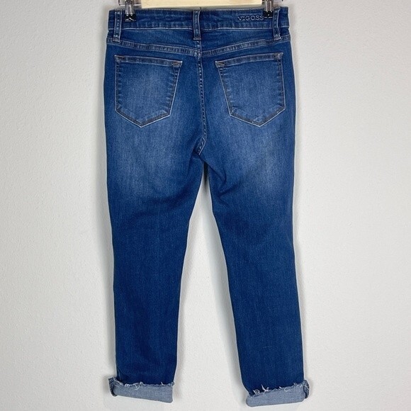 Vigoss Ace Super Skinny Cropped Distressed Jeans 26 - Picture 5 of 7